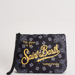 Pochette donna Aline bandana nera ALINE 03518L MC2 SAINT BARTH 