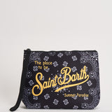 Pochette donna Aline bandana nera ALINE 03518L MC2 SAINT BARTH 
