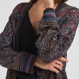 Cardigan over con scollo a V donna M0T BC005GS91P6 MISSONI 