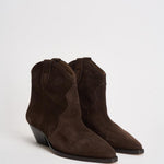 Stivali donna in suede testa di moro BO0002FA A1A03S50CL ISABEL MARANT 