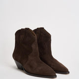Stivali donna in suede testa di moro BO0002FA A1A03S50CL ISABEL MARANT 