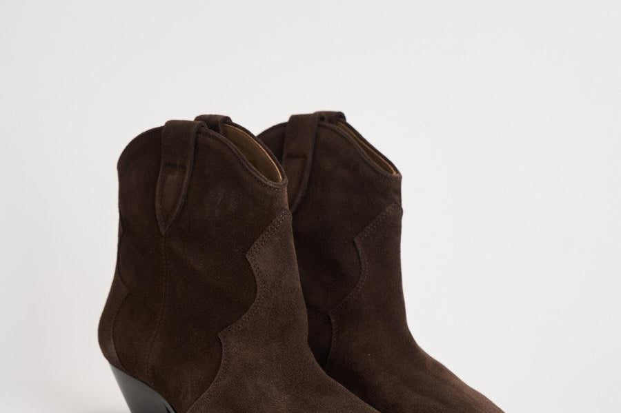 Stivali donna in suede testa di moro BO0002FA A1A03S50CL ISABEL MARANT 