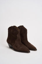 Stivali donna in suede testa di moro BO0002FA A1A03S50CL ISABEL MARANT 