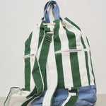 Borsa uomo a righe verde TRAVELBAG STRIPESPOPV51 MC2 SAINT BARTH 
