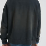 Felpa uomo effetto slavato nera GUP01938 P00214690498 GOLDEN GOOSE 
