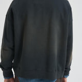 Felpa uomo effetto slavato nera GUP01938 P00214690498 GOLDEN GOOSE 