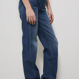 Jeans donna in denim scuro 109471296 WCH MOTHER 