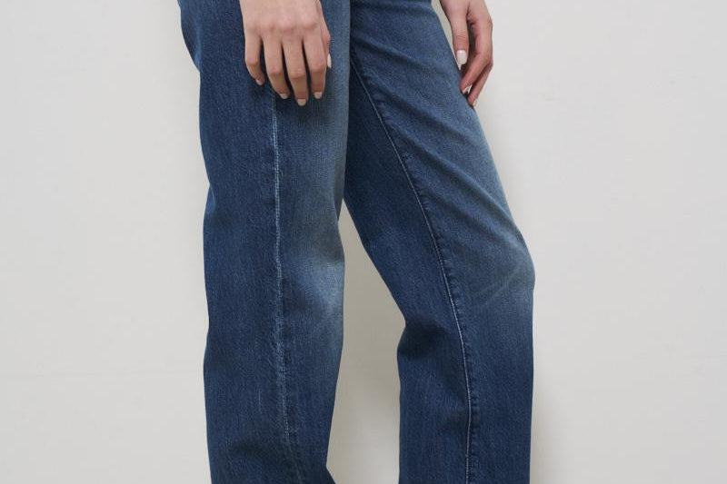 Jeans donna in denim scuro 109471296 WCH MOTHER 