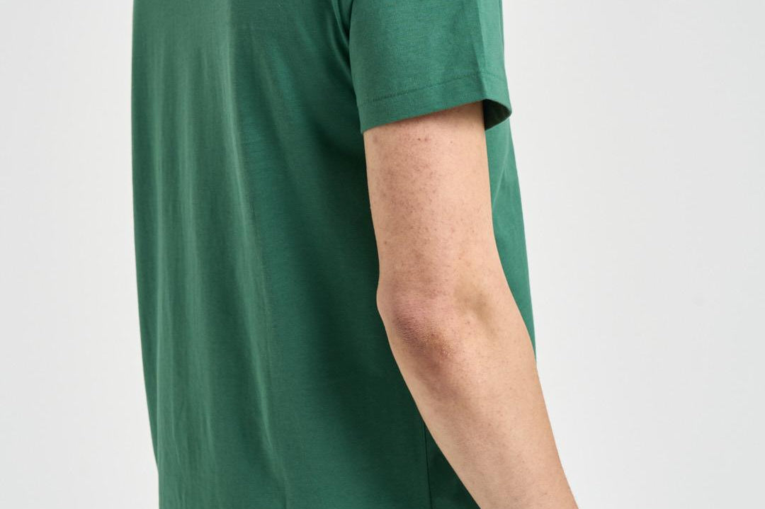 T-shirt uomo girocollo verde 710671438 422 RALPH LAUREN 