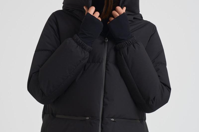 Piumino donna Laminar corto nero PI002045D 9300 HERNO 