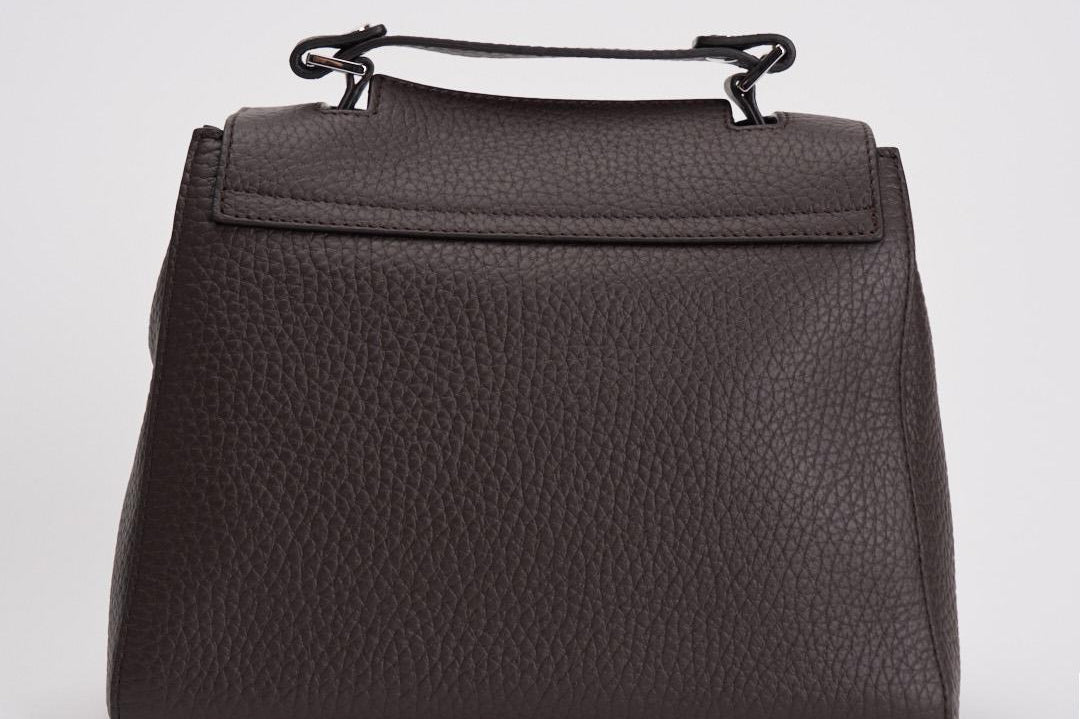 Borsa donna Sveva Soft Piccol a mano in pelle con tracolla moro B01999SOF TMORO ORCIANI 