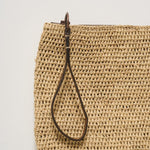 Pochette donna Ampy in rafia chiara AMPY TEA IBELIV 