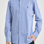 Camicia uomo Oxford blu 710928254 007 RALPH LAUREN 