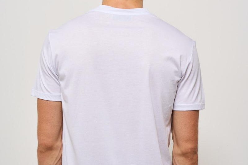 T-shirt uomo girocollo bianca SH00760 BIANCO ACCADEMIE TESSILI 