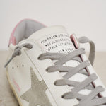 Sneakers donna Super-Star talloncino rosa GWF00102 F00256910914 GOLDEN GOOSE 