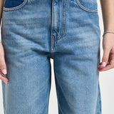 Jeans donna gamba dritta in denim blu 103857A341 ESTELLEPJF PINKO 