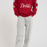 Polo uomo con patch rossa PL158 CO127RED DROLE DE MONSIEUR 