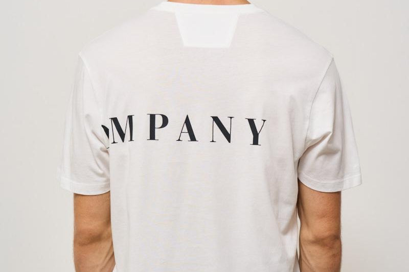 T-shirt uomo girocollo bianca TS139A 103 CP COMPANY 