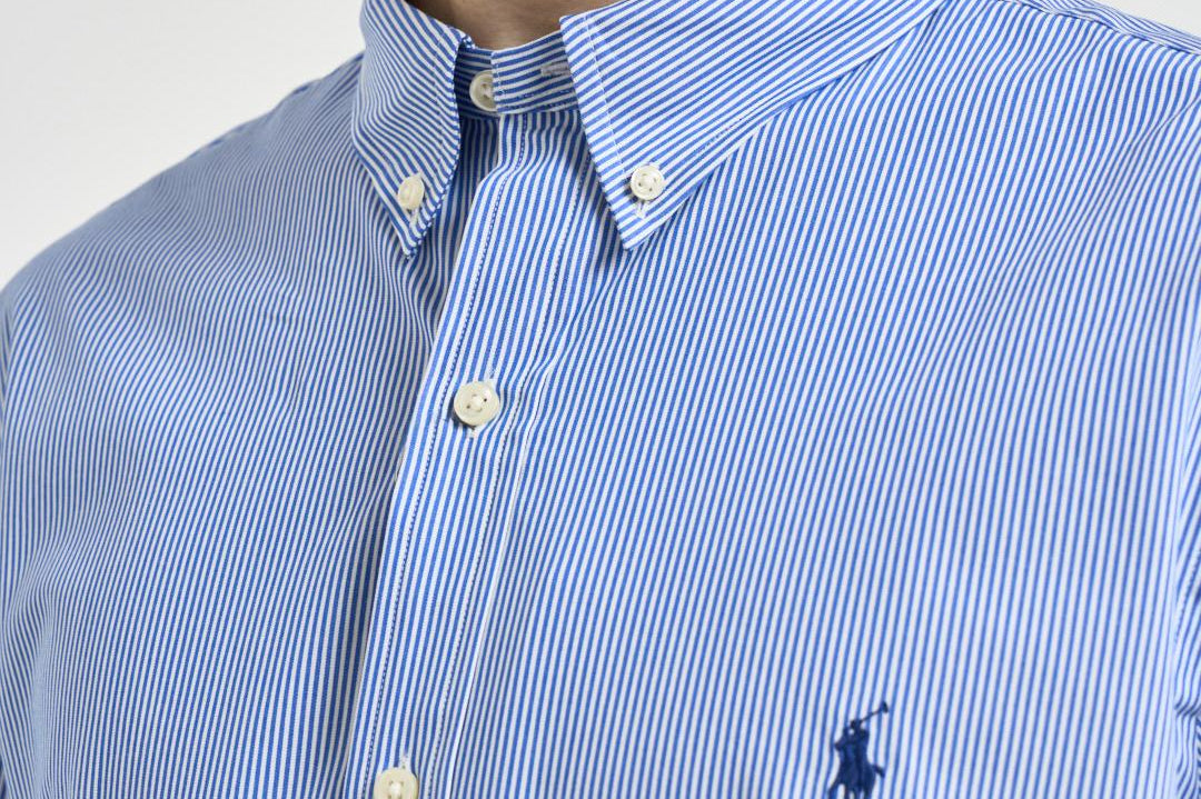 Camicia uomo Oxford blu 710928254 007 RALPH LAUREN 