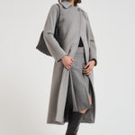 Cappotto donna lungo Tenzone grigio TENZONE 032 MAX MARA STUDIO 
