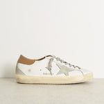 Sneakers uomo bianco e cammello GMF00102 F00218210803 GOLDEN GOOSE 