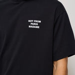 T-shirt uomo girocollo nera TS203 CO0002BL DROLE DE MONSIEUR 