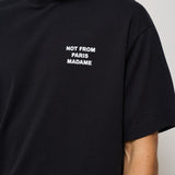 T-shirt uomo girocollo nera TS203 CO0002BL DROLE DE MONSIEUR 