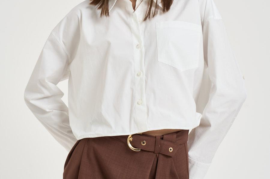 Camicia donna Glenda bianca F6SK23 A01 LIVIANA CONTI 