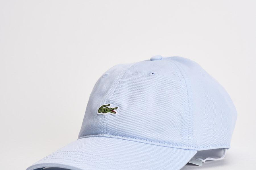 Cappellino uomo baseball celeste RK0491 J2G LACOSTE 