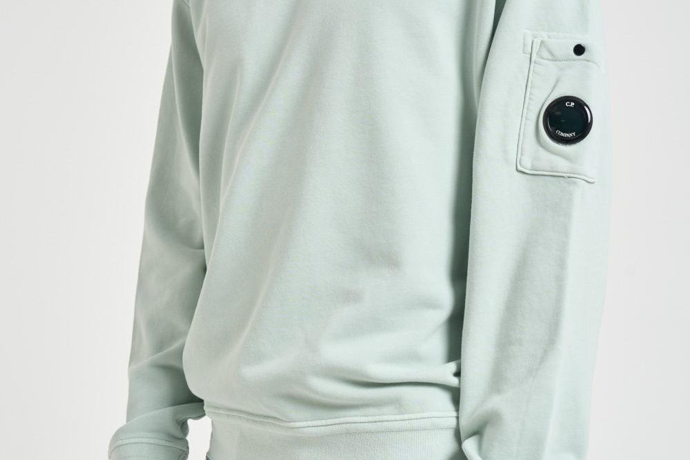 Felpa uomo girocollo turchese SS036A 804 C.P. COMPANY 