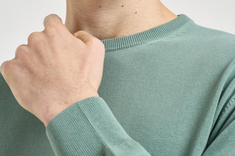 Maglia uomo girocollo menta M010221 136 ACCADEMIE TESSILI 