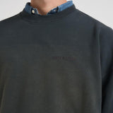 Felpa uomo effetto slavato nera GUP01938 P00214690498 GOLDEN GOOSE 