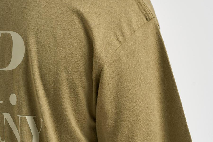 T-shirt uomo girocollo verde oliva TS086A 644 C.P. COMPANY 