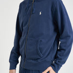 Felpa uomo blu con cappuccio 710916692 014 RALPH LAUREN 