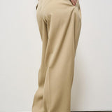 Pantalone donna wide-leg beige GWP01203 P00117015272 GOLDEN GOOSE 