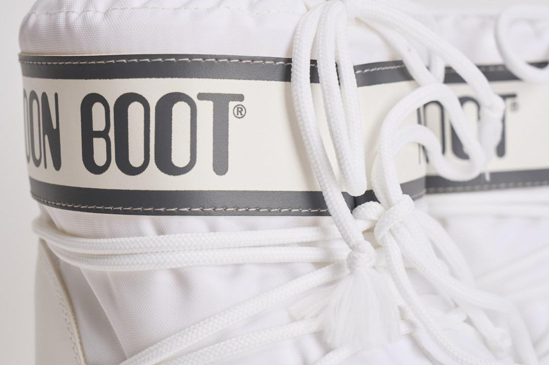 Stivale donna da neve bianco in nylon 1409340 A009WHITE MOON BOOT 