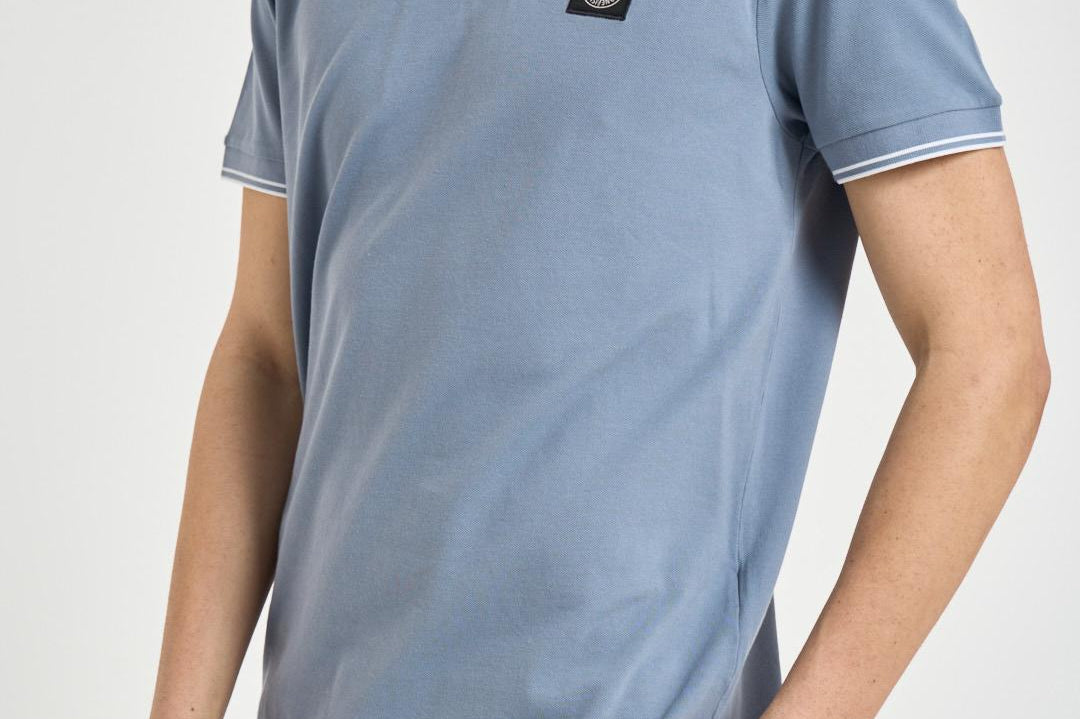 Polo uomo manica corta celeste 2200010 S0018V0024 STONE ISLAND 