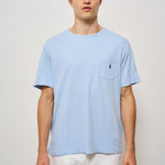 T-shirt uomo girocollo celeste 710964511 004 RALPH LAUREN 