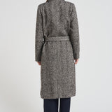 Cappotto donna doppiopetto sale e pepe 82081 NERO LOKITA MILANO 