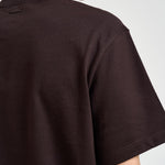 T-shirt uomo girocollo marrone TH0028 3LSA LACOSTE 