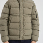 Piumino uomo trapuntato grigio pietra 19CMOW012A 005904G356 C.P. COMPANY 