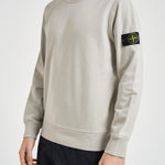Felpa uomo girocollo grigio chiaro 6100060 S0051V0061 STONE ISLAND 