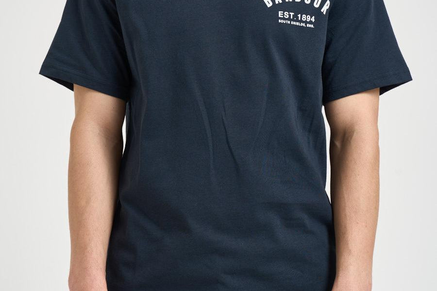 T-shirt uomo girocollo blu MTS0502 MY31 BARBOUR 