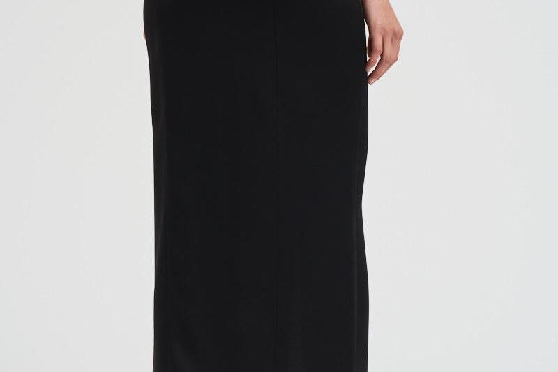 Gonna donna lunga nera 14066 8007NERO FORTE FORTE 