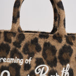 Borsa donna Vanity Felt animalier VANITYFELT LEO18 MC2 SAINT BARTH 