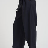 Pantalone donna a palazzo blu BERGAMO 008 MAX MARA STUDIO 