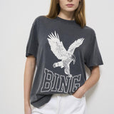 T-shirt donna grigia vintage 10075 WBL1 ANINE BING 