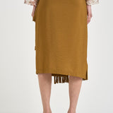 Gonna donna a portafoglio senape 106887 A3AYL25 PINKO 