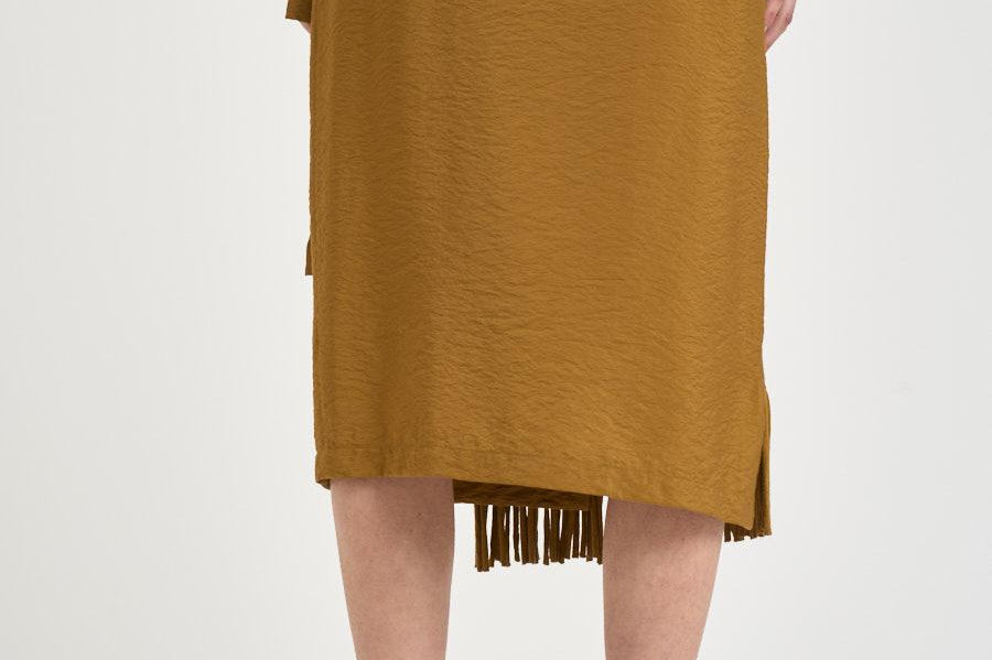 Gonna donna a portafoglio senape 106887 A3AYL25 PINKO 