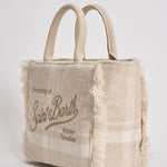 Borsa donna Vanity Felt beige VANITYFELT CHECK1110 MC2 SAINT BARTH 